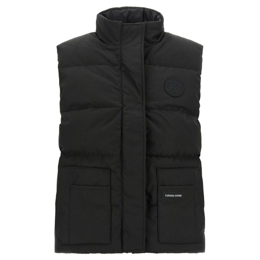 Canada Goose Black Polyester Sleeveless Women's Jacket